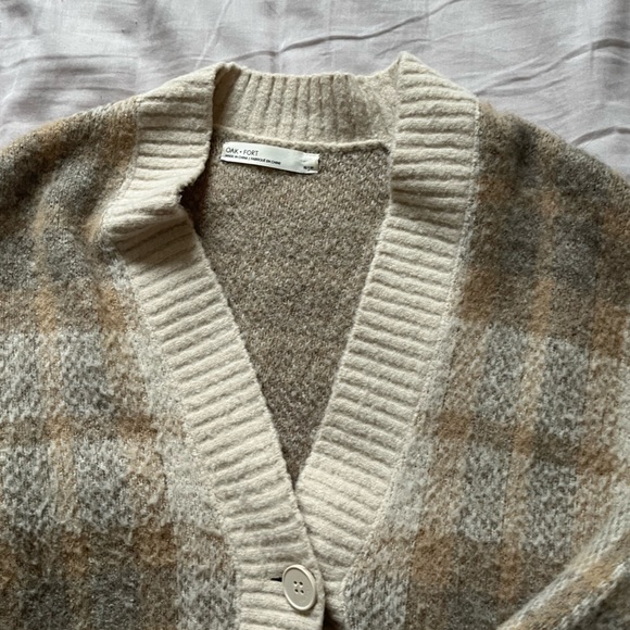 OAK+FORT Plaid Cardigan - Picture 2 of 2